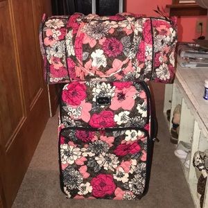 Carryon suitcase & small duffle bundle
